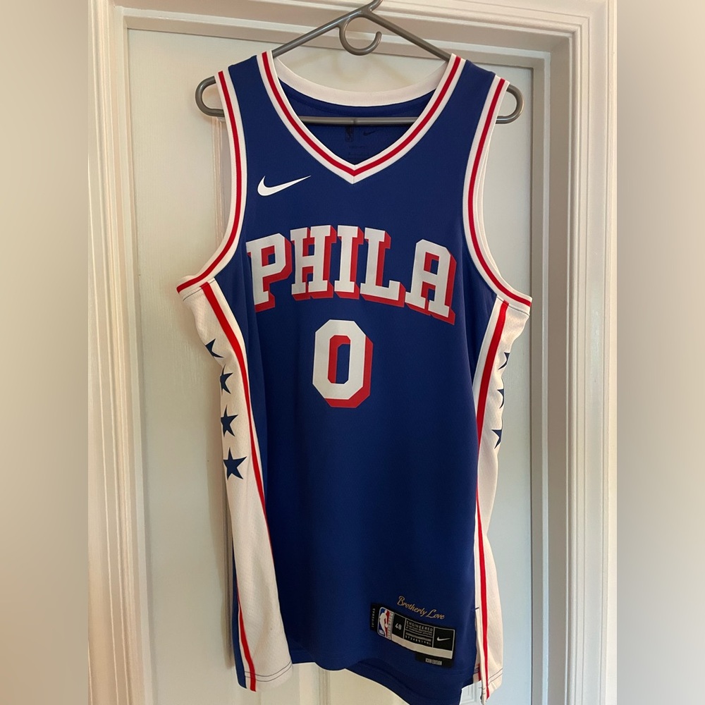 Tyrese Maxey Philadelphia 76ers 2023/24 Icon Edition Nike Jersey - Men 48 Large